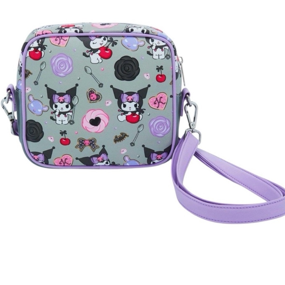 Loungefly Sanrio Crossbody Bag - Purple and Gray - Picture 3 of 4